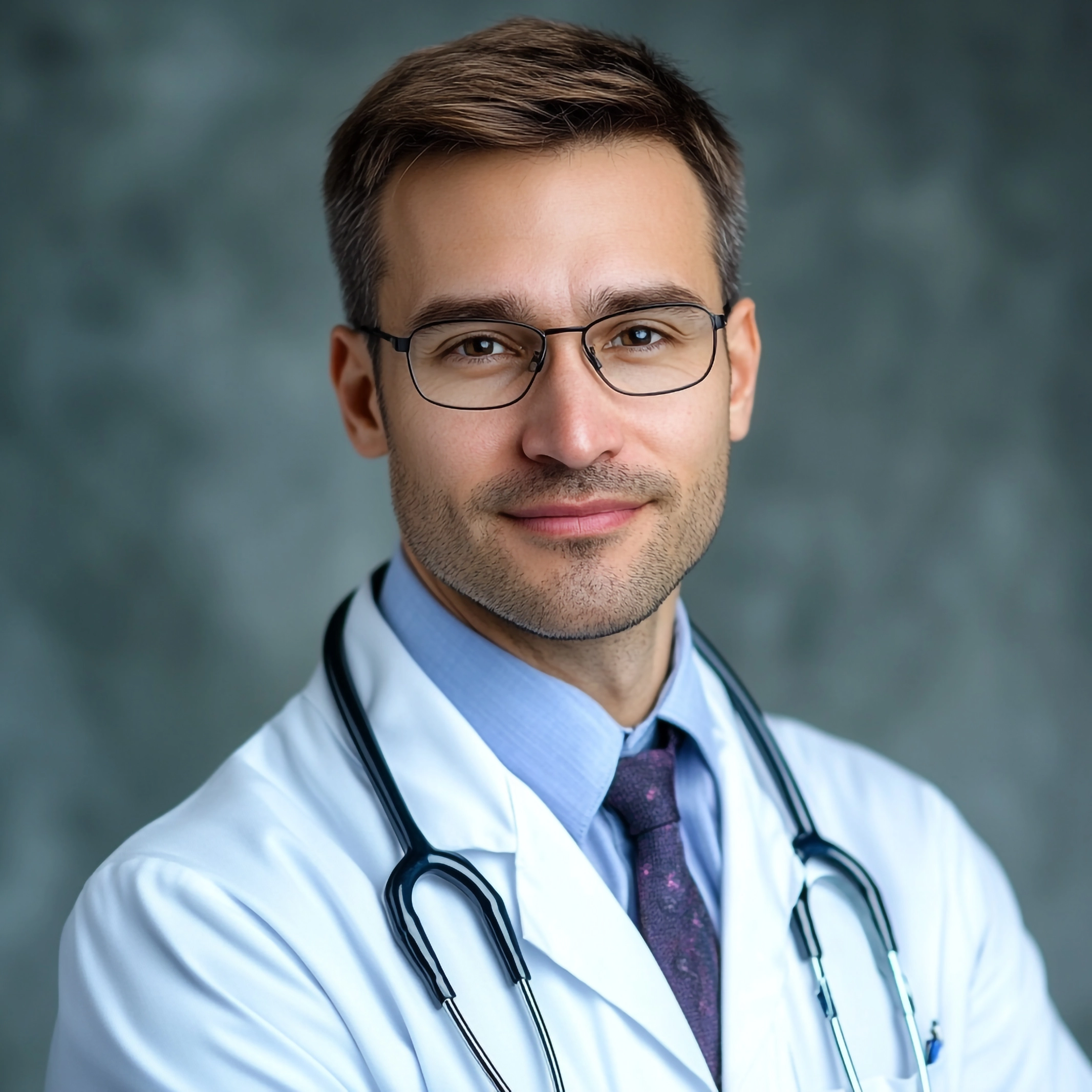 Smiling patient portrait